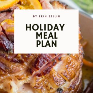 holiday meal plan cookbook cover